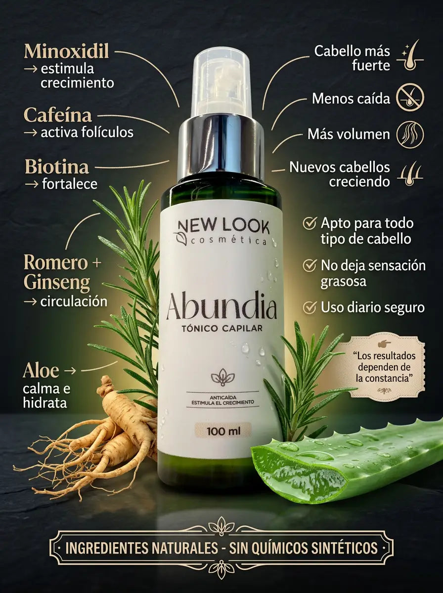 Tónico de Crecimiento Capilar ABUNDIA