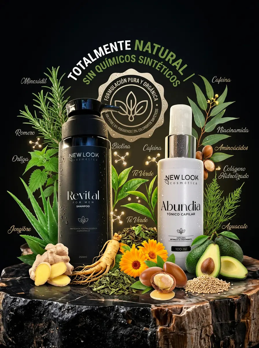 Combo Shampoo Revital + Tonico Abundia Capilar